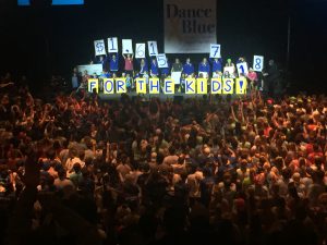 The final reveal of raised money at Dance Blue