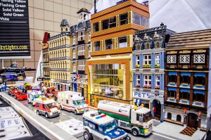 LEGO Convention: a town built out of LEGOs