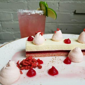 Celebrate: a pink dessert