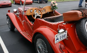 Senior Living: a red vintage car