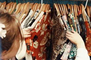 Black Friday: a girls shopping for clothes